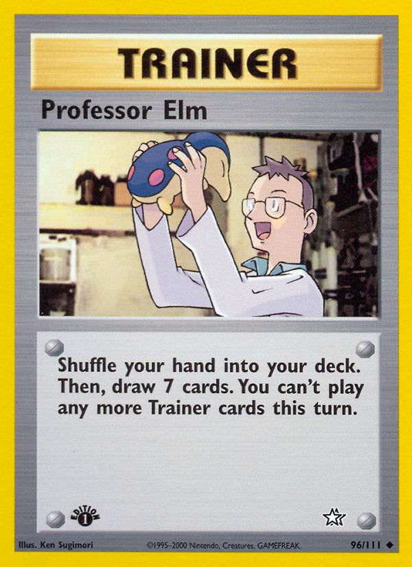 Neo Genesis Professor Elm #96/111 first edition